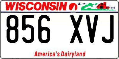 WI license plate 856XVJ