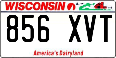 WI license plate 856XVT