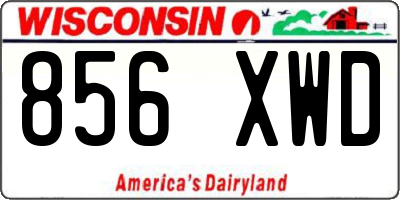 WI license plate 856XWD