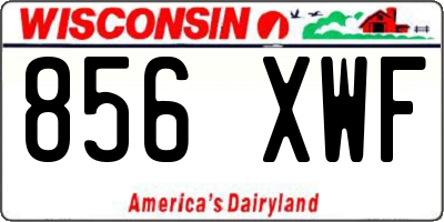 WI license plate 856XWF