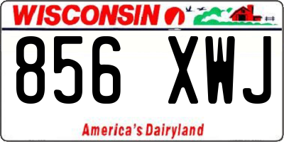 WI license plate 856XWJ