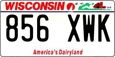 WI license plate 856XWK