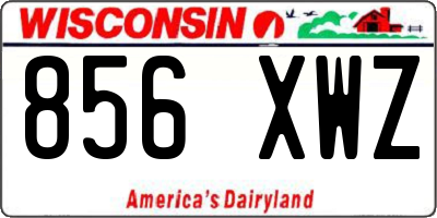WI license plate 856XWZ