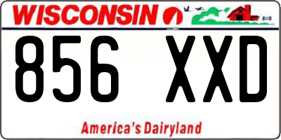 WI license plate 856XXD