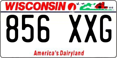 WI license plate 856XXG