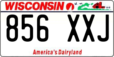 WI license plate 856XXJ