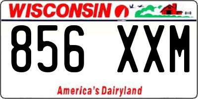 WI license plate 856XXM