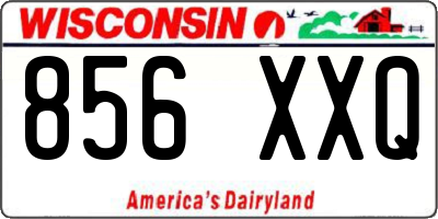 WI license plate 856XXQ
