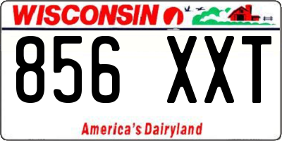 WI license plate 856XXT