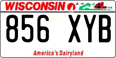 WI license plate 856XYB