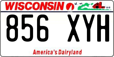 WI license plate 856XYH