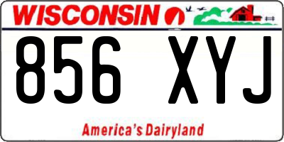 WI license plate 856XYJ