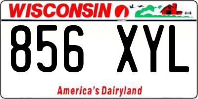 WI license plate 856XYL