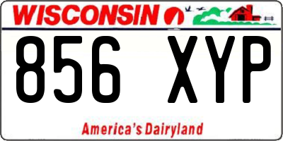 WI license plate 856XYP