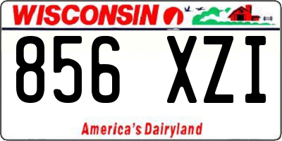 WI license plate 856XZI