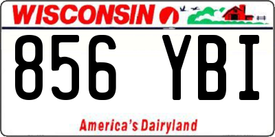 WI license plate 856YBI