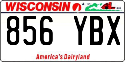 WI license plate 856YBX