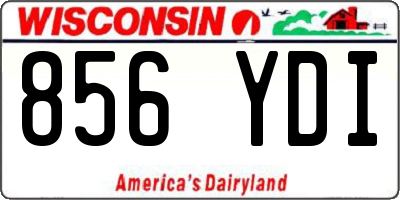 WI license plate 856YDI