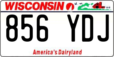 WI license plate 856YDJ