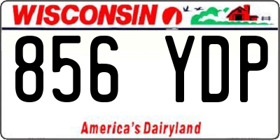 WI license plate 856YDP