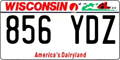 WI license plate 856YDZ