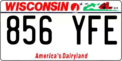 WI license plate 856YFE