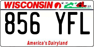 WI license plate 856YFL