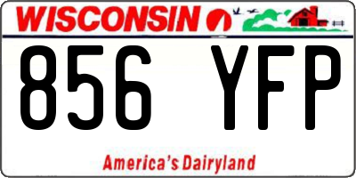 WI license plate 856YFP