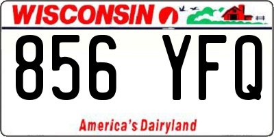WI license plate 856YFQ