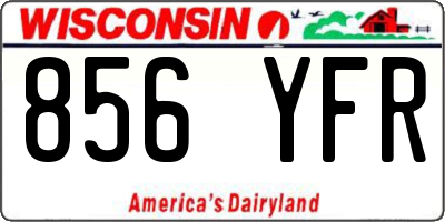 WI license plate 856YFR