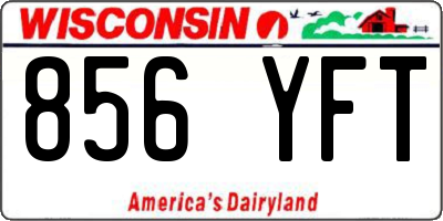 WI license plate 856YFT