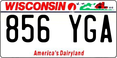 WI license plate 856YGA