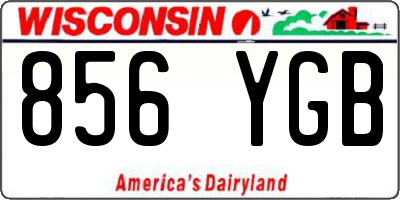 WI license plate 856YGB