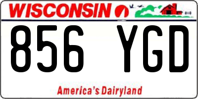 WI license plate 856YGD