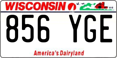 WI license plate 856YGE