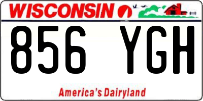 WI license plate 856YGH