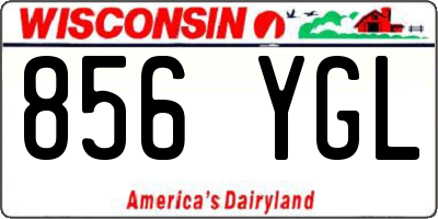 WI license plate 856YGL