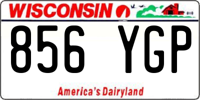 WI license plate 856YGP