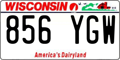 WI license plate 856YGW