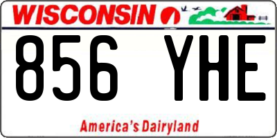 WI license plate 856YHE