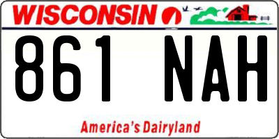 WI license plate 861NAH