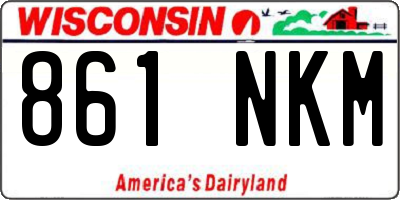 WI license plate 861NKM