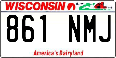 WI license plate 861NMJ