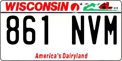 WI license plate 861NVM