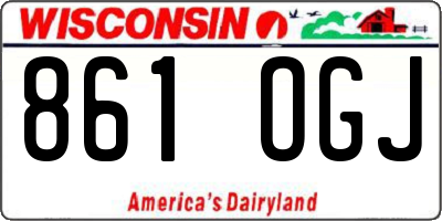 WI license plate 861OGJ