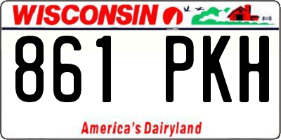 WI license plate 861PKH