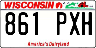 WI license plate 861PXH