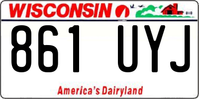 WI license plate 861UYJ