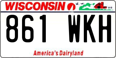 WI license plate 861WKH