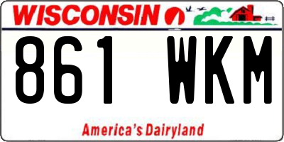 WI license plate 861WKM